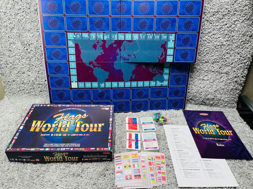 Tactic Flags World Tour Board Game & Toys